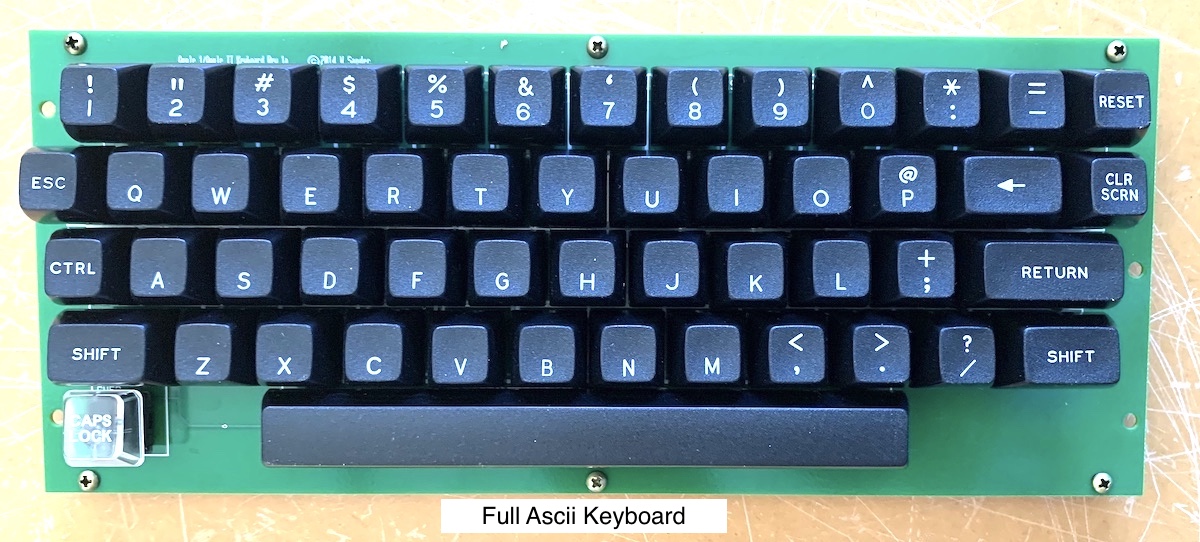 Keyboard Projects – Apple 1 Notes